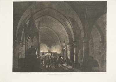 Porteurs de torches dans une église - Antonio de Pian