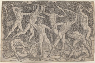 Bataille des Nus - Antonio del Pollaiolo