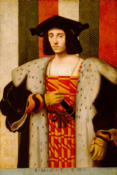 Gentilhomme de la famille Trivulzio - Antonio di Bernadino Contino