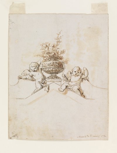 Deux putti à côté d