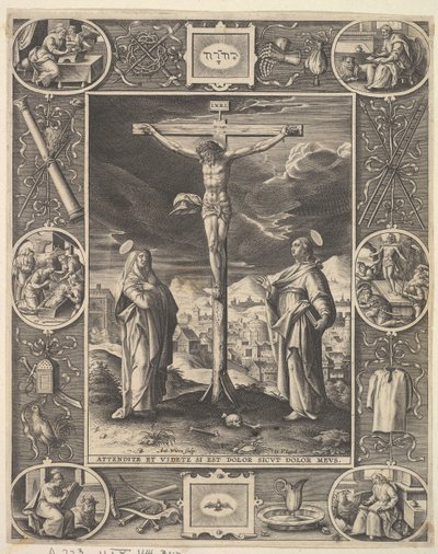 Christ en croix, avant 1586 - Antonius Wierix