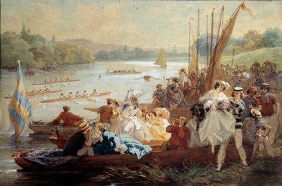 Régates à Argenteuil - Antony Paul Emile Morlon