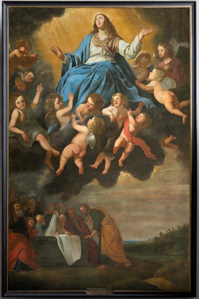 Église paroissiale (Parochiekerk Sint-Eligius). Peinture. "Assomption de Marie". Antoon van den Heuvel. - Antoon van den Heuvel