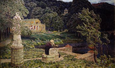 Dans le vieux parc. Tout dans le passé, 1926 - Apollinari Mikhailovich Vasnetsov