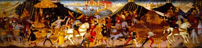 Panneau de Cassone, Triomphe de César - Apollonio di Giovanni di Tommaso
