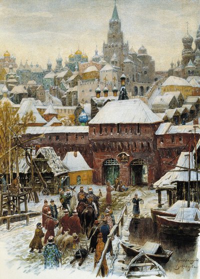Moscou au XVIIe siècle, fin du XIXe - début du XXe siècle - Appolinari Mikhaylovich Vasnetsov