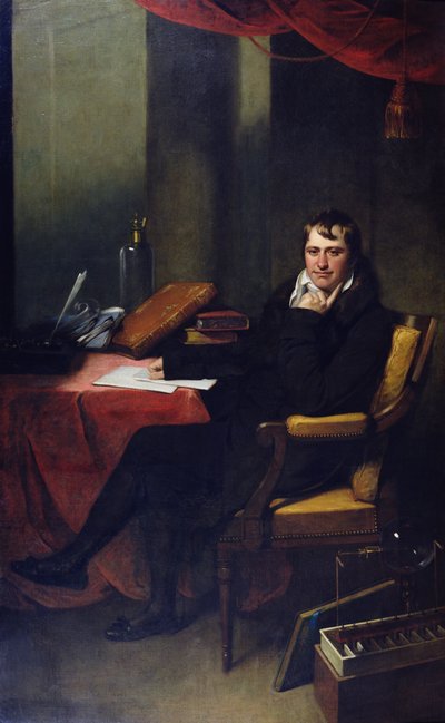 Portrait de Humphry Davy (1778-1829) - Archer James Oliver