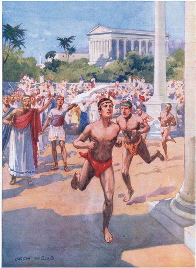 Une course à pied aux Jeux Olympiques - Archibald Webb