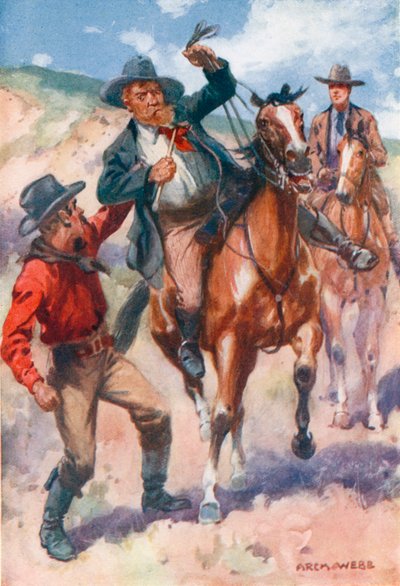 Il attrapa son assaillant et le tira de son cheval cabré - Archibald Webb