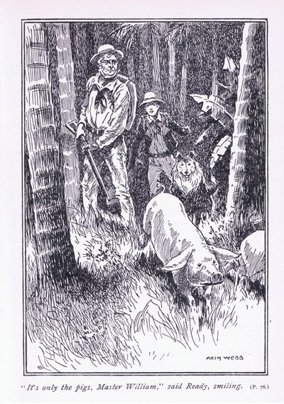 Ce ne sont que les cochons, Maître William, dit Ready, années 1900 - Archibald Webb