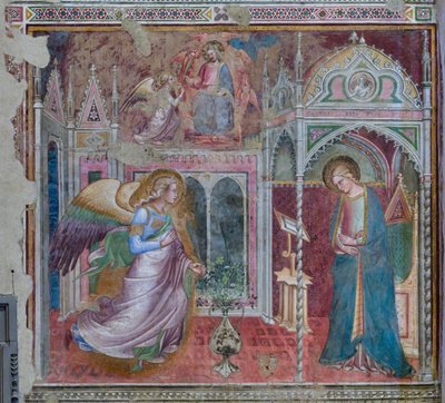 Annonciation, fin du 14e siècle ou début du 15e siècle - Aretino Luca Spinello or Spinelli