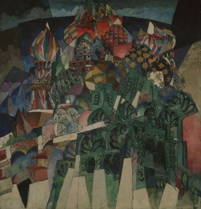 La cathédrale Basil, 1913 - Aristarkh Vasilievic Lentulov
