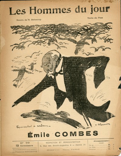 Couverture de « Les Hommes du jour », numéro 10 - Aristide Delannoy