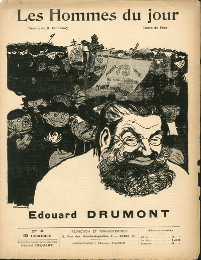 Couverture de « Les Hommes du jour », numéro 4 - Aristide Delannoy