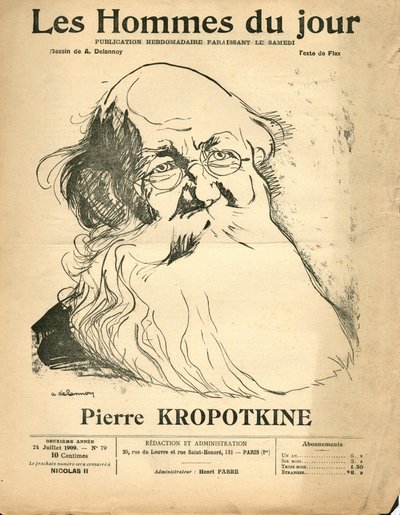 Couverture de "Les Hommes du jour", satirique en N & B, numéro 79 - Aristide Delannoy
