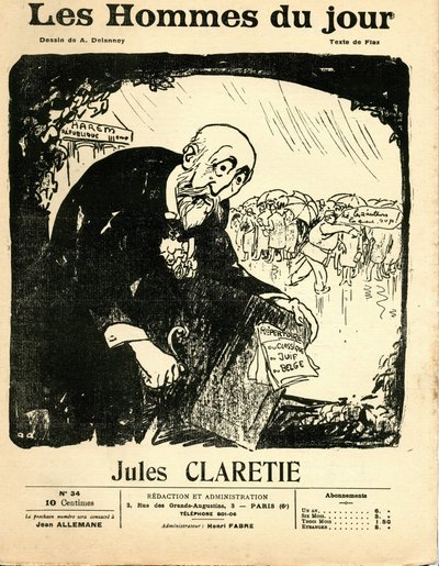Couverture de "The Men of the Day", vers 1906 - Illustration de Aristide Delannoy : Claretie Jules - Aristide Delannoy