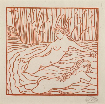 Galatea im Wasser - Aristide Maillol