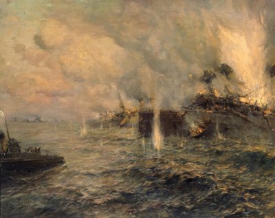 La bataille de Tsushima le 27 mai 1905 - Arkadi Afanassjewitsch Tschumakow