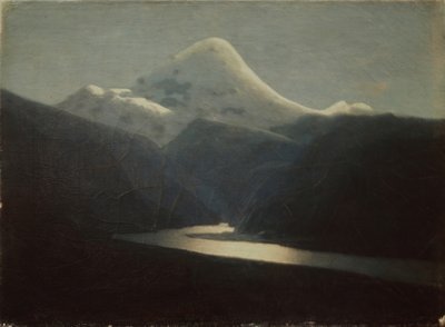Au mont Elbrouz, 1870s - Arkhip Ivanovich Kuindzhi