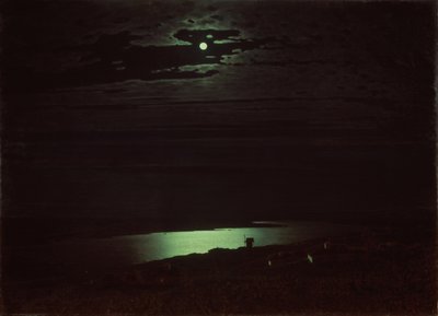 Nuit au clair de lune sur le Dniepr, 1880 - Arkhip Ivanovich Kuindzhi
