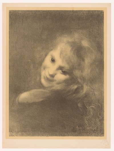 Fille souriante - Armand Berton
