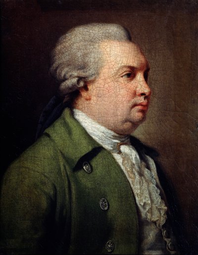 Portrait du dramaturge Denis I Fonvizin, vers 1784-1785 - Armand Charles Caraffe