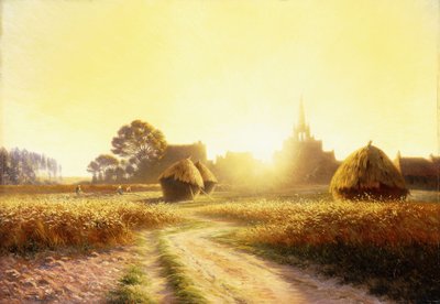 Coucher de soleil en Champagne, 1902 - Armand Guery