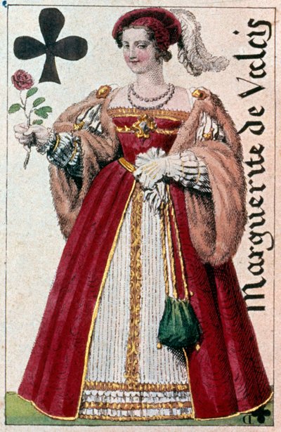 Représentation de Marguerite de Valois (1553-1615) dite Reine Margot (détail) - Armand Gustave Houbigant