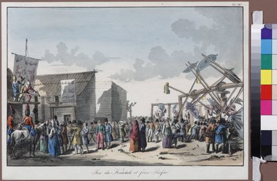 Manège à une foire russe par Houbigant, Armand-Gustave - Armand Gustave Houbigant