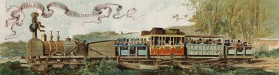 Premier train de Bruxelles à Malines, Belgique, 1835 - Armand Jean Heins