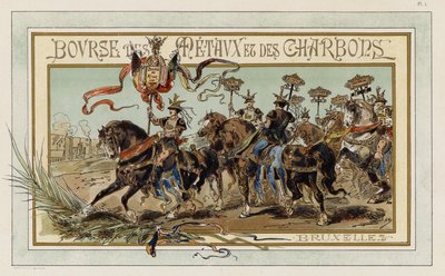 Échange de métaux et de charbon, Bruxelles - Armand Jean Heins