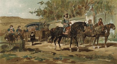 Diligence et escorte, Pays-Bas espagnols, début XVIIe siècle - Armand Jean Heins