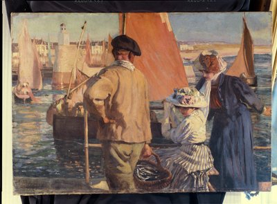 Le port de Nantes - Armand Joseph Bonamy