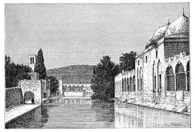 La mosquée et la Fontaine d