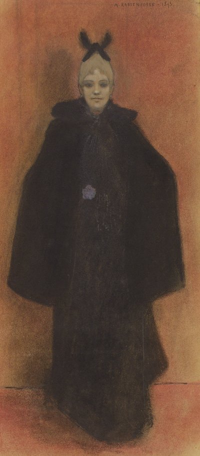 Élégante debout - Armand Rassenfosse