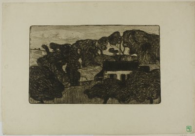 Ferme entourée d