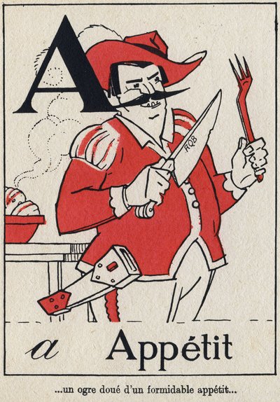 Lettre A : "Appétit", dans L