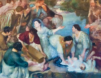 Moïse sauvé par les eaux - Armando Spadini