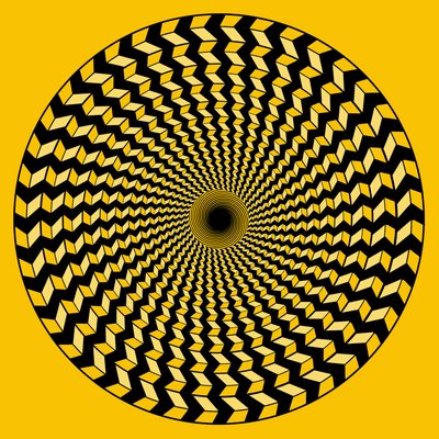 Spirale sur jaune - Armin Mumper