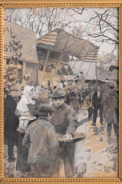 Au marché - Arnaldo Ferraguti