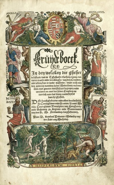 Cruijdeboeck de Dodoens avec des représentations de plantes - Arnaud Nicolaï