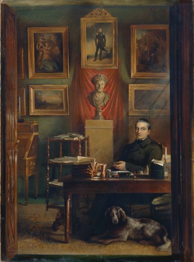 Portrait du comte Dmitry Petrovich Buturlin 1790-1849, 1851 - Arnold Abramovich Zelensky
