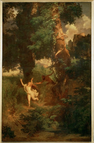Syrinx von Pan verfolgt - Syrinx s