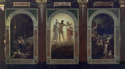 Fertur lux in tenebras (Projet pour le Musée silésien des beaux-arts à Wrocław) - Arnold Böcklin