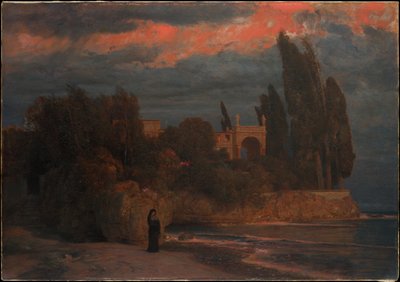 Villa au bord de la mer - Arnold Böcklin