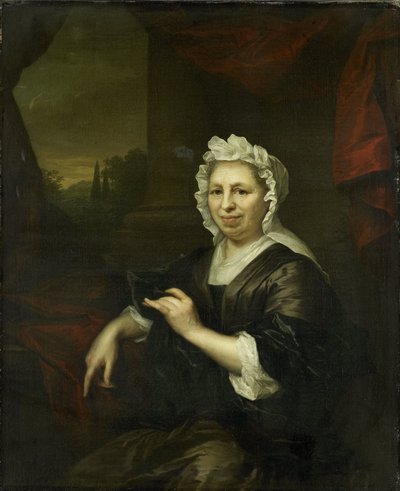 Brechje Hooft (1640-1721). Veuve de Harmen van de Poll - Arnold Boonen (attributed to)