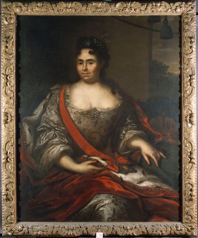 Portrait de la reine Catherine I de Russie, 1717 - Arnold Boonen