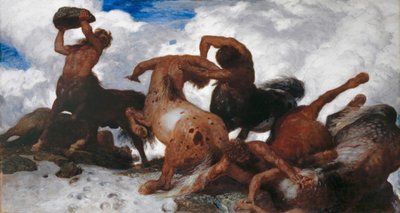 Bataille des centaures, 1872-73 - Arnold Böcklin