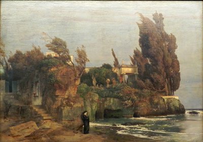 Allemand : Villa am Meer II Villa by the Sea, version II - Arnold Böcklin