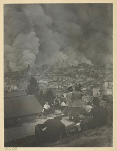 Tremblement de terre de San Francisco - Arnold Genthe